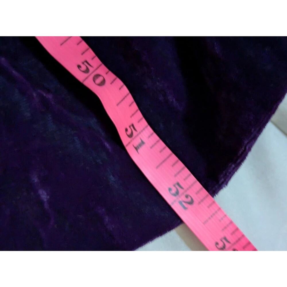 Vintage Jessica McClintock Gunne Sax Velvet Long Evening Dress Deep Purple 7 9 - Picture 8 of 11
